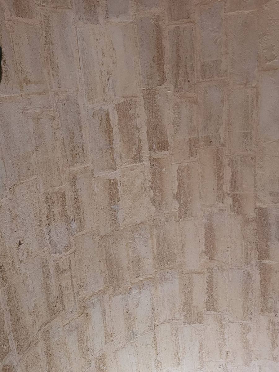 Muratura in pietra a vista, dettaglio lavorazione